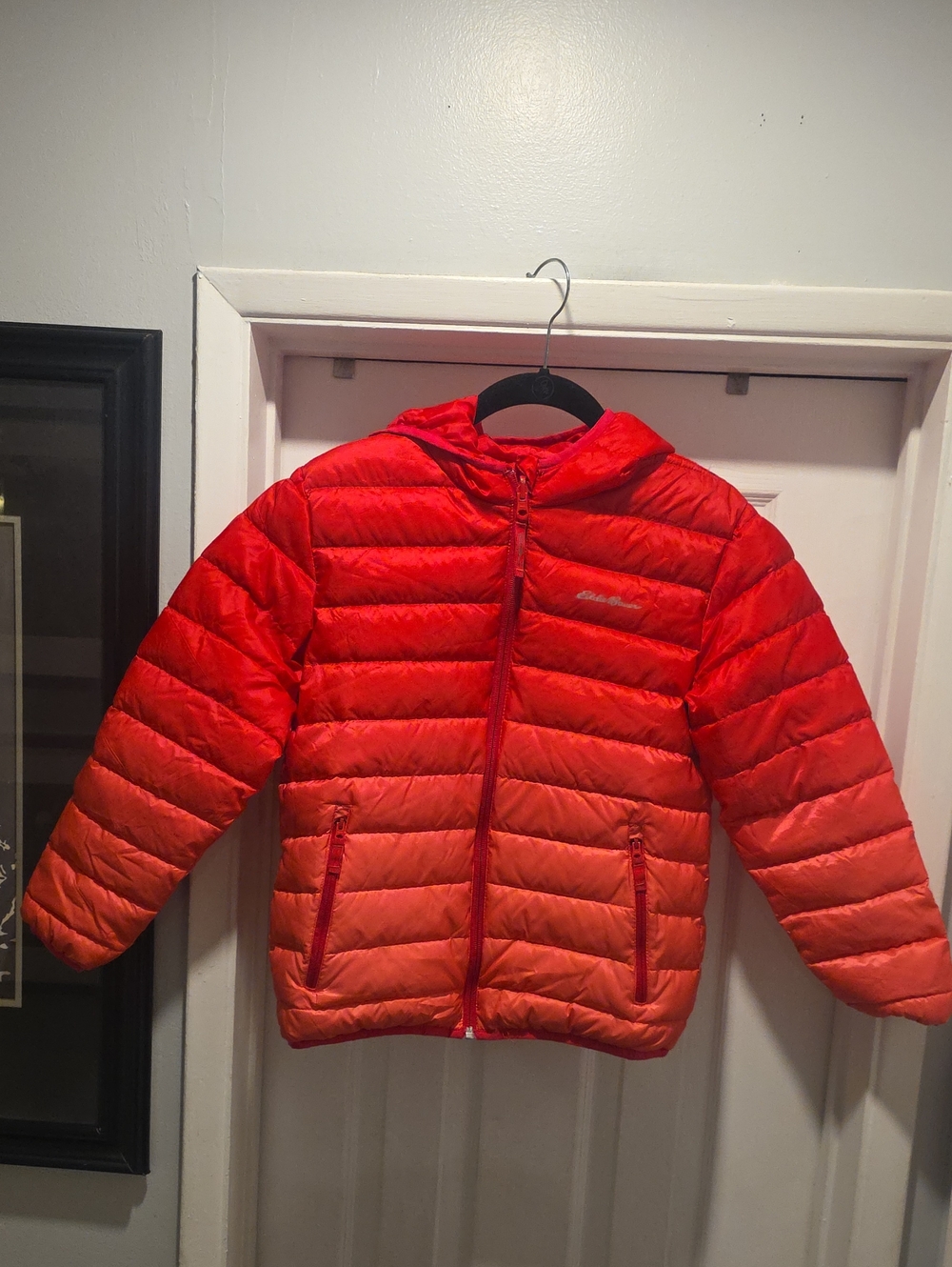 Eddie Bauer Kids Pink Hooded Puffer Jacket
